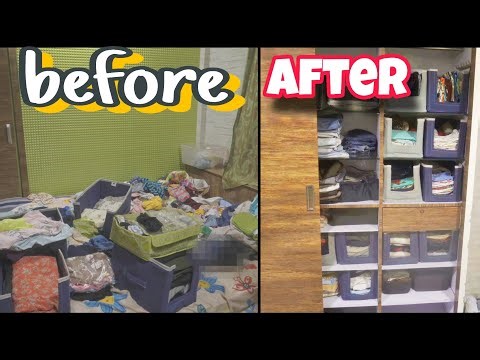 Messy to Organised 😍 | Small Wardrobe No-Cost Makeover | hyderabadi arvi chicken 😋