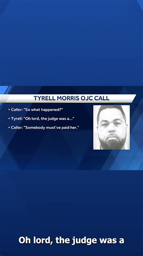 Here’s a snippet of the phone call Tyrell Morris made after being booked on Friday.