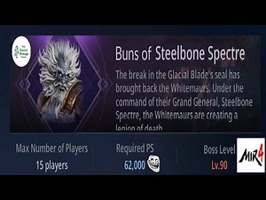 Steelbone Spectre Boss Raid Guide - MIR4