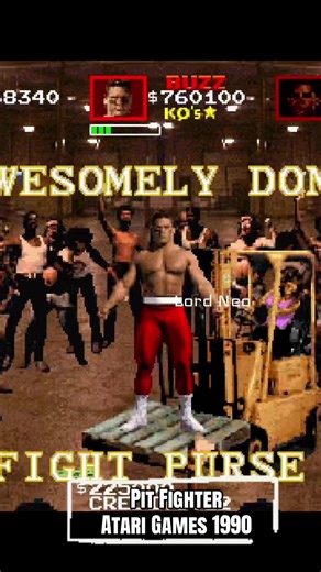 Pit Fighter: Retro Gaming Experience from Atari 1990