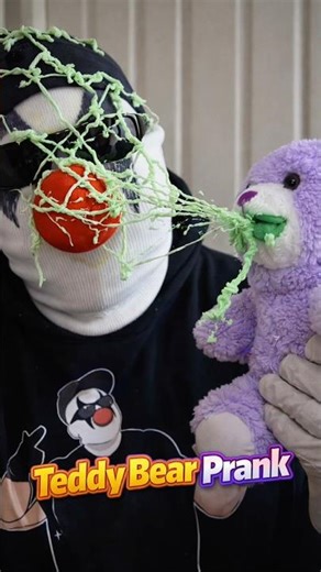 The Barfing Teddy Bear Prank #prank #valentines #funny