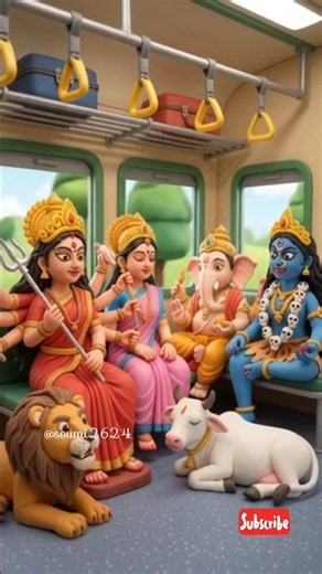how to make ma durga,ma moha kali,sailaputri &cow with super clay #indiantraditional