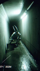 This Tunnel Has Been Closed for Years… So What Was That Thing on Camera? Security footage from a derelict underground passage shows a diabolical monster crawling through the darkness—twisted, twitching, and utterly silent. It stopped directly under the camera, raised its head… and the video glitched out. Officials confirmed the tunnel was locked and inactive. Yet the footage is real. And completely inexplicable. Follow for more AI-generated horror footage like this. #horror #creepy #cctv #scary 