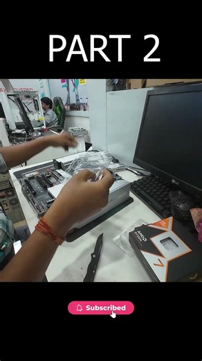 Gaming PC Assembly Part 2 - Cable Routing That Actually Works #pcbuild #gaming #setup