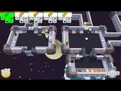Overcooked Level 5-1 2 Player Co-op 3 Stars