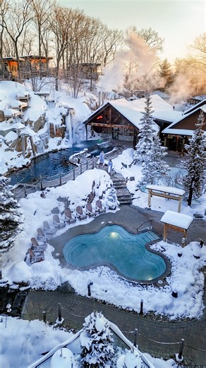 Diego Castillo & Arielle | Canada Adventure Travel on Instagram: "A winter destination to add to your Canada 🇨🇦 travel bucket list 🙌 📍The Outaouais region in Quebec is within 20 minutes of Ottawa, and is an incredible winter destination. Here are some unforgettable experiences you can have in this beautiful part of Quebec 👇 Activities: ✨ Dog sledding & ice fishing at @kenauknature ✨ Spa day at North America’s largest spa @nordikchelsea ✨ Scenic flight tour over Gatineau & Ottawa with @selec