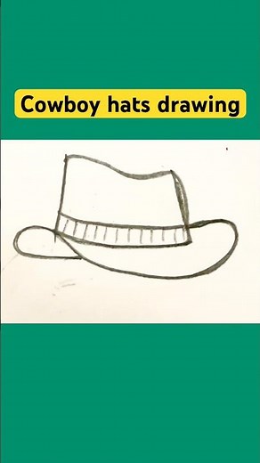 Cowboy hats drawing
