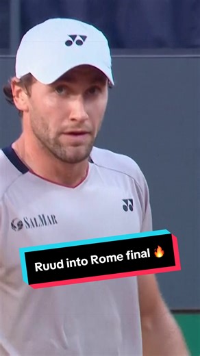 Casper Ruud Reaches First Rome Final, Beats Darderi