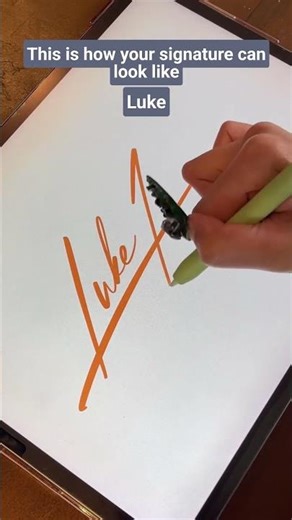 This is how your signature can look like, Luke #shorts