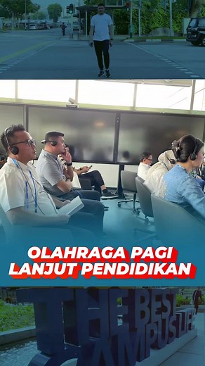 Meskipun berada di Singapore, tapi tetap komitmen untuk malaksanakan program “rabu sehat” untuk memotivasi seluruh jajaran Pemkab Gowa berolahraga, sungguh nyaman menikmati udara dan suasana bersih di lorong-lorong Singapore tanpa sampah.. Setelah selesai olahraga kita langsung ke NUS pengembangan untuk melihat laboratorium masa depan Singapore yang bekerjasama dengan 20 negara yang dipusatkan di negara ini, mereka telah merencanakan hari ini sampai 50 tahun ke depan dengan mengidentifikasi sega