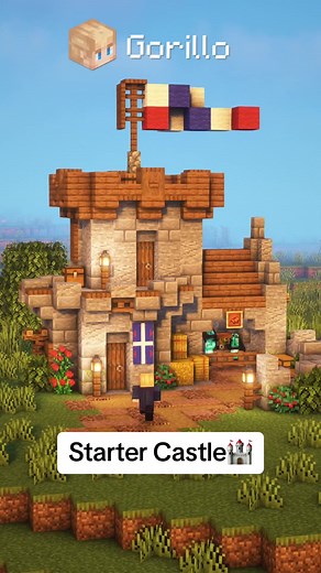 Small Castle House in Minecraft
