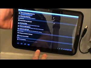 ClockworkMod Recovery on Motorola Xoom