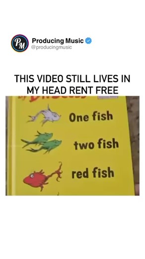 Producing Music on Instagram: "This song is stuck in my head all day One Fish Two Fish Red Fish Blue Fish by Dr. Seuss is a playful, rhythmic children’s book that introduces young readers to reading through repetition, rhyme, and imaginative wordplay. Rather than following a single storyline, the book moves from one silly scene to another, using simple vocabulary and colorful characters—like the Nook, the Zans, and the Gox—to keep children engaged while building phonetic awareness. Beneath its n
