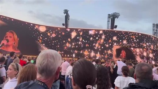 'World's largest outdoor LED wall' stars at Adele concerts
