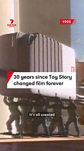 It's been 30 years since Toy Story arrived in cinemas. Pixar's creation was the world's first entirely computer-generated feature film, launching a brand new genre and changing animation forever. It also cleaned up at the box office, making more than 12 times its $US30 million budget to become the second-highest-grossing movie of 1995. #toystory #pixar #disney #film #movies | 7NEWS Australia