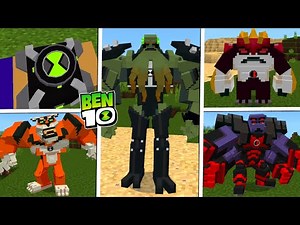 ATUALIZOU!! MELHOR ADDON DO BEN 10 DLC NO MINECRAFT PE!!