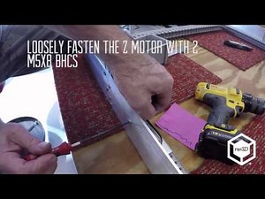 Gigabot 3.0 Threaded Rod and Z motor Installation