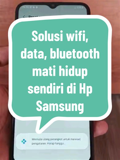 Membalas @nattzzxx Solusi Wifi, data, Bluetooth mato hidup sendiri, di hp Samsung. #gadget #wifi #bluetooth #jaringan #fypage