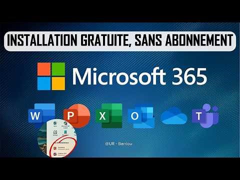 INSTALLATION MICROSOFT OFFICE 365 A VIE! GRATUIT ET SANS ABONNEMENT