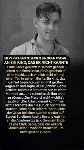 ER VERSCHENKTE SEINEN EINZIGEN OSCAR… AN EIN KIND, DAS ER NICHT KANNTE