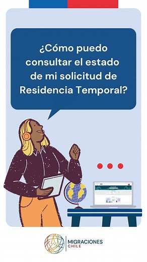 🆕 Si postulaste a #ResidenciaTemporal, puedes revisar el estado de tu solicitud. Conoce la etapa en la que se encuentra tu trámite en tiempo real. ℹ️ #MigracionesChile #ExtranjerosEnChile | Migraciones Chile