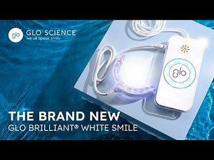 The NEW GLO Brilliant White Smile Teeth Whitening Device with Illuminating Heat Technology!