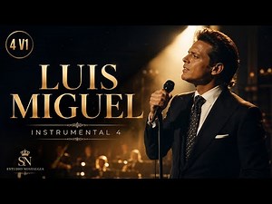 Luis Miguel - Instrumental Romántico Bolero Lento | "Me Gustas"| Studio Nostalgia