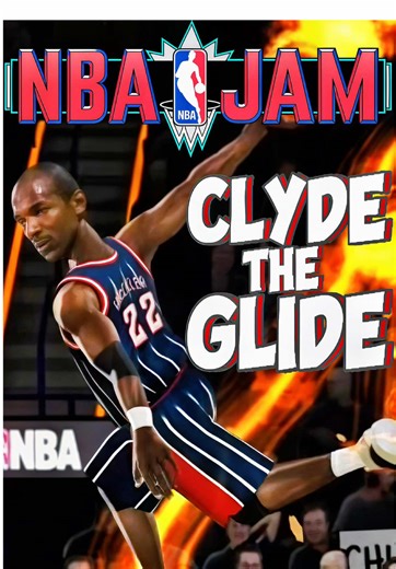 Clyde Drexler's Highlights in NBA JAM On Fire Edition