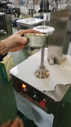 Tuna fish tin can semi automatic can sealer canning machine