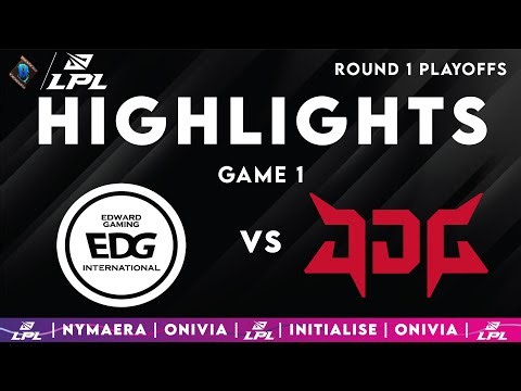 EDG vs JDG Highlights Game 1 | LPL Playoffs 2025 | EDward Gaming vs JD Gaming by Onivia