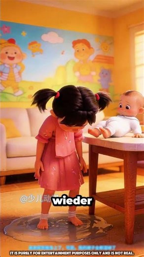 Baby Bruder braucht eine neue Windel! 😱👶