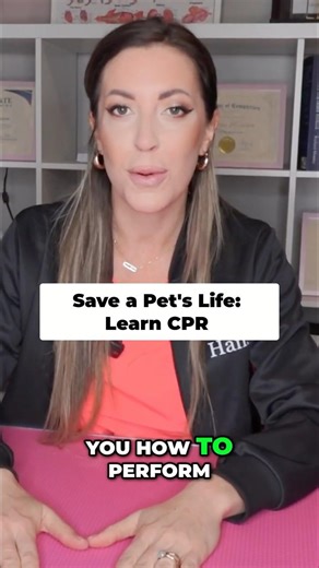 Save a Pet's Life: Dog & Cat CPR Guide #shorts