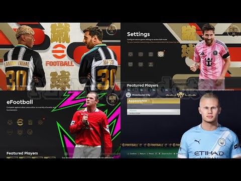 PES 2021 Menu eFootball 2026 30th Anniversary by PESNewupdate