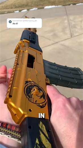 AK-47 on top 🔫 #fakegun #toys #stressrelief