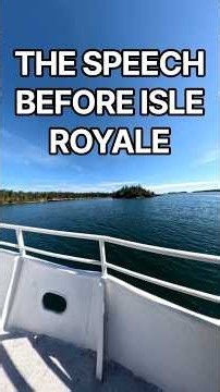 This Ferry Captain Sets the Tone for Isle Royale - Very Informative