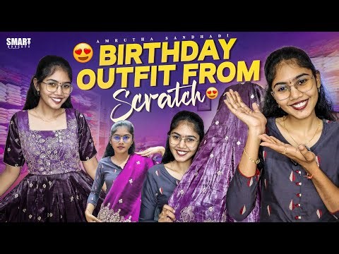 Making Birthday Outfit From Scratch 💫 Watch Me Create the Entire Look👗 | Outfit From Start To End✨️