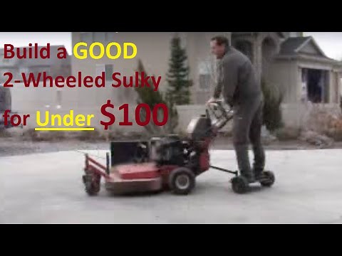 Good home made 2 wheeled sulky for under $100