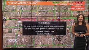 Weekend traffic report for Nov. 12 - Nov. 15