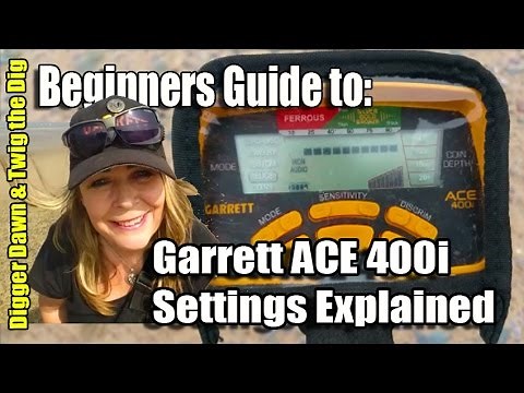 Beginners Guide to - Garrett ACE 400i settings. Frequency, Discrimination & Sensitivity