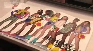 On this #BeautyTuesday, it's all about "big, big, big hair" by Eugene Souleiman & Kabuki's magical "cosmic cowgirls in outer space"-inspired makeup! Come behind-the-scenes with #Videofashion at the Jeremy SCOTT #Fall16 show to find out how to get the look! | Videofashion