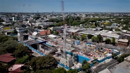 Waterloo Metro station rises from underground