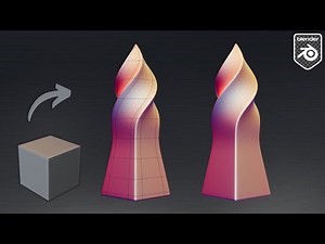 3D Modeling with Simple Deform Modifiers in Blender