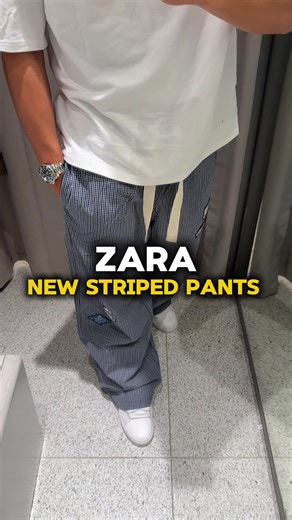 New STRIPED PANTS from ZARA #zara #striped #paratiktok #paratiiiii #outfitmen @Numeris