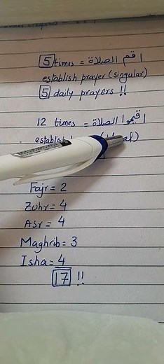 Quran’s Mathematical Miracle 28 | 5 Daily Prayers Hidden in the Qur’an #shorts