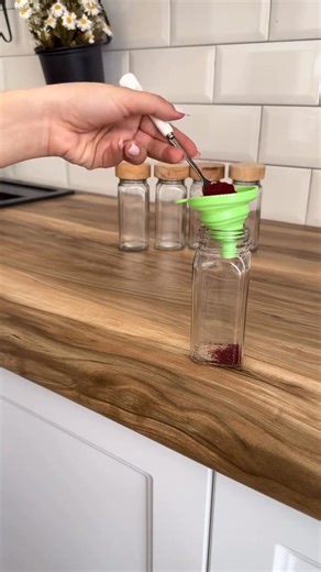 Transform your kitchen with these elegant wooden spice bottles 🌿 Perfect for kitchen organization and aesthetic spice storage! #WoodenSpiceJars #KitchenMakeover #HomeOrganization #amazonfinds #Amazon | Thefreebiegirls