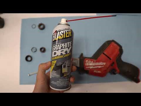 Repairing Milwaukee hackzall/sawzall blade clamp (stuck/hard to twist)