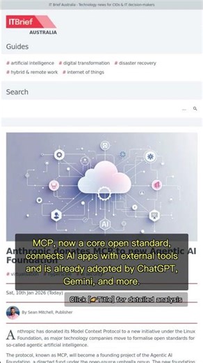 🧐👉 Why Anthropic’s MCP Donation Is Shaking Up Open-Source AI #QixNewsAI