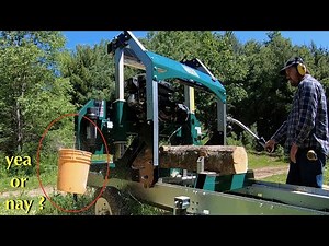 No Cost Sawmill Dust Collector | Drilling Holes in my New Sawmill (yikes)