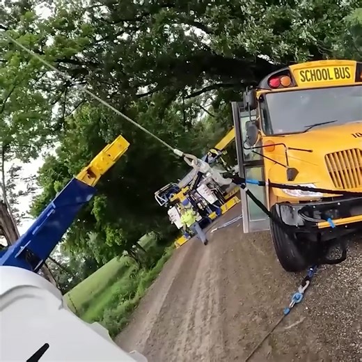 230K views · 3.1K reactions | School Bus Flips in Flood! #bus #reel #flood #rescue #fblifestyle | Ron Pratt | Facebook