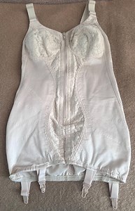 Vintage 70s Naturalna Beige Corselette - Etsy UK